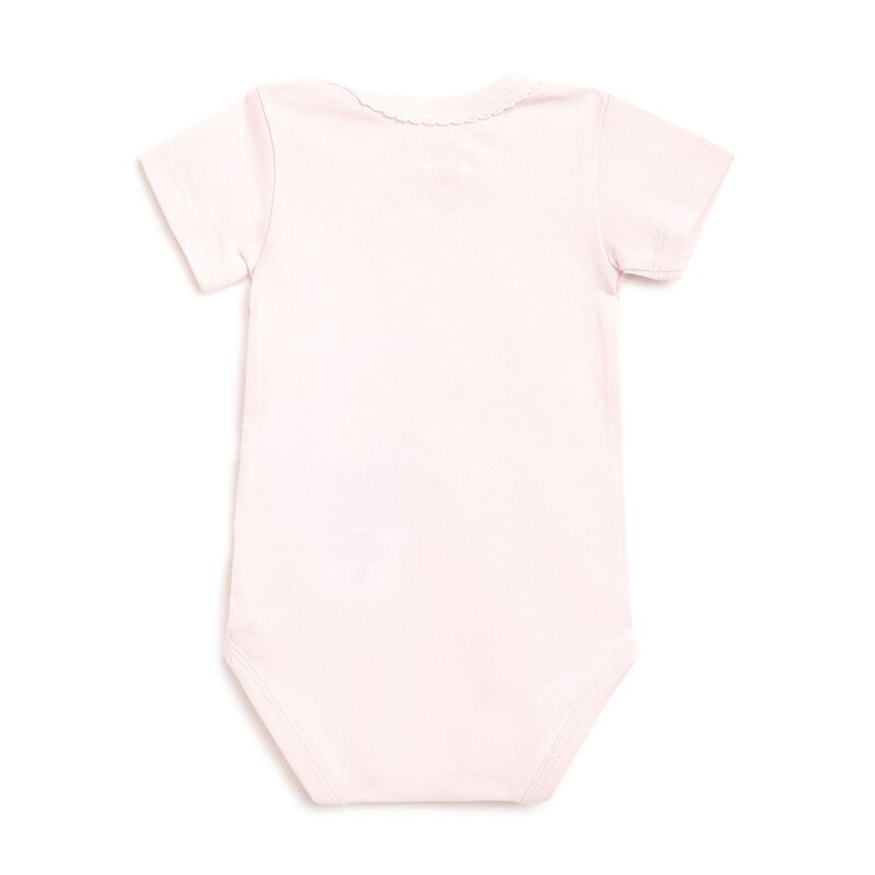Girls Light Pink Set Of 2 Body Suit image number null